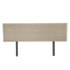 Linen Fabric King Bed Headboard Bedhead - Beige