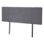 Linen Fabric Queen Bed Headboard Bedhead - Grey