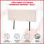Linen Fabric Queen Bed Headboard Bedhead - Beige