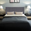 Linen Fabric Double Bed Headboard Bedhead - Grey