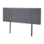 Linen Fabric Double Bed Headboard Bedhead - Grey