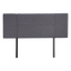 Linen Fabric Double Bed Headboard Bedhead - Grey