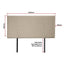 Linen Fabric Double Bed Headboard Bedhead - Beige