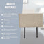 Linen Fabric Single Bed Headboard Bedhead - Beige