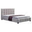 Linen Fabric Double Deluxe Bed Frame Beige