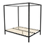 4 Four Poster Queen Bed Frame