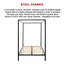 4 Four Poster Queen Bed Frame