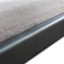 Double PU Leather Deluxe Bed Frame Black
