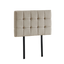 Linen Fabric Single Bed Deluxe Headboard Bedhead - Beige