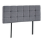 Linen Fabric Double Bed Deluxe Headboard Bedhead - Grey