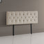 Linen Fabric Queen Bed Deluxe Headboard Bedhead - Beige