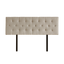 Linen Fabric Queen Bed Deluxe Headboard Bedhead - Beige
