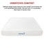 Palermo King 25cm Gel Memory Foam Mattress - Dual-Layered - CertiPUR-US Certified