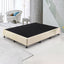 Palermo Queen Ensemble Bed Base Platinum Natural Sand Linen Fabric