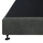 Palermo King Ensemble Bed Base Platinum Graphite Linen Fabric