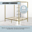 4 Four Poster Double Bed Frame