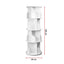 360-degree Rotating 4 Tier Display Shelf Bookcase Organiser