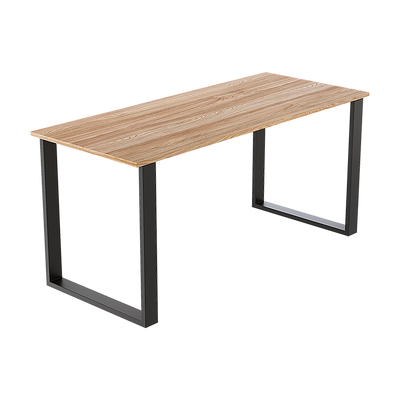 Square-Shaped Table Bench Desk Legs Retro Industrial Design Fully Welded - Black