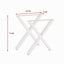 X-Shaped Table Bench Desk Legs Retro Industrial Design Fully Welded - White