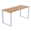 Rectangular-Shaped Table Bench Desk Legs Retro Industrial Design Fully Welded - White