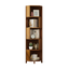 5-Shelf Corner Bookcase Industrial Bookshelf Display Storage Stand