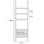 Wall Leaning Ladder Shelf with Laundry Basket Clothes Hamper Bath Towel Rack