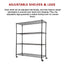 Modular Wire Storage Shelf 1200 x 450 x 1800mm Steel Shelving
