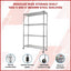 Modular Wire Storage Shelf 1500 x 600 x 1800mm Steel Shelving