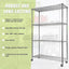 Modular Wire Storage Shelf 1500 x 450 x 1800mm Steel Shelving