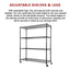 Modular Wire Storage Shelf 1500 x 450 x 1800mm Steel Shelving