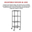 Modular Wire Storage Shelf 600 x 600 x 1800mm Steel Shelving