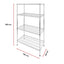 Modular Wire Storage Shelf 1200 x 600 x 1800mm Steel Shelving