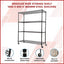 Modular Wire Storage Shelf 1200 x 600 x 1800mm Steel Shelving