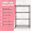 Modular Wire Storage Shelf 1200 x 600 x 1800mm Steel Shelving