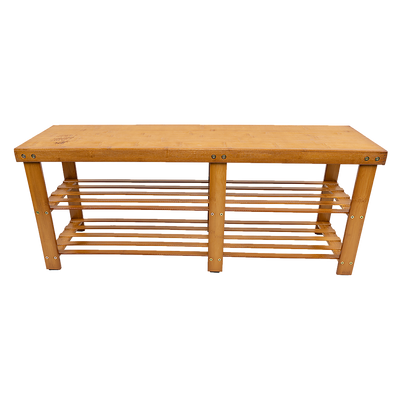 Bamboo Shoe Rack Wooden Bench Storage Organiser Cabinet Holder Stool