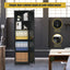 Single-Door Metal Tall Cabinet Shelf Storage for Home Office Gym
