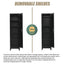 Single-Door Metal Tall Cabinet Shelf Storage for Home Office Gym