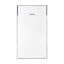 King-single Wall Bed in White Gloss – Space Saving Murphy Bed Kit with Silver Door Handle