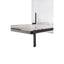 Queen Wall Bed in White – Space Saving Murphy Bed Kit with Black Door Handle
