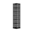 360 Rotating Bookshelf Bamboo Storage Display Rack Shelving in Black