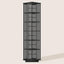 360 Rotating Bookshelf Bamboo Storage Display Rack Shelving in Black