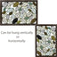Xlarge Leaves Metal Wall Art 152x102cm