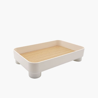 Parthenon White Square Tray