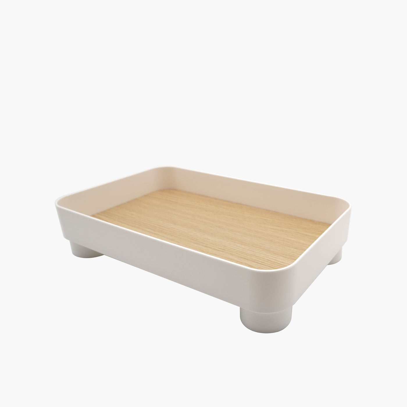 Parthenon White Square Tray