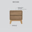 Hirado Bedside Table - Natural