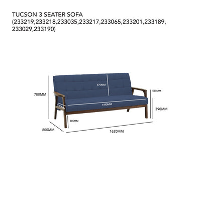 Tucson 3 Seater Sofa