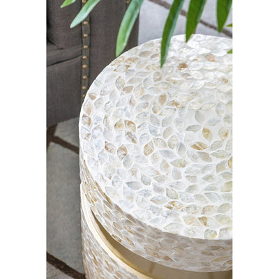 CANCUN SHELL STOOL/TABLE