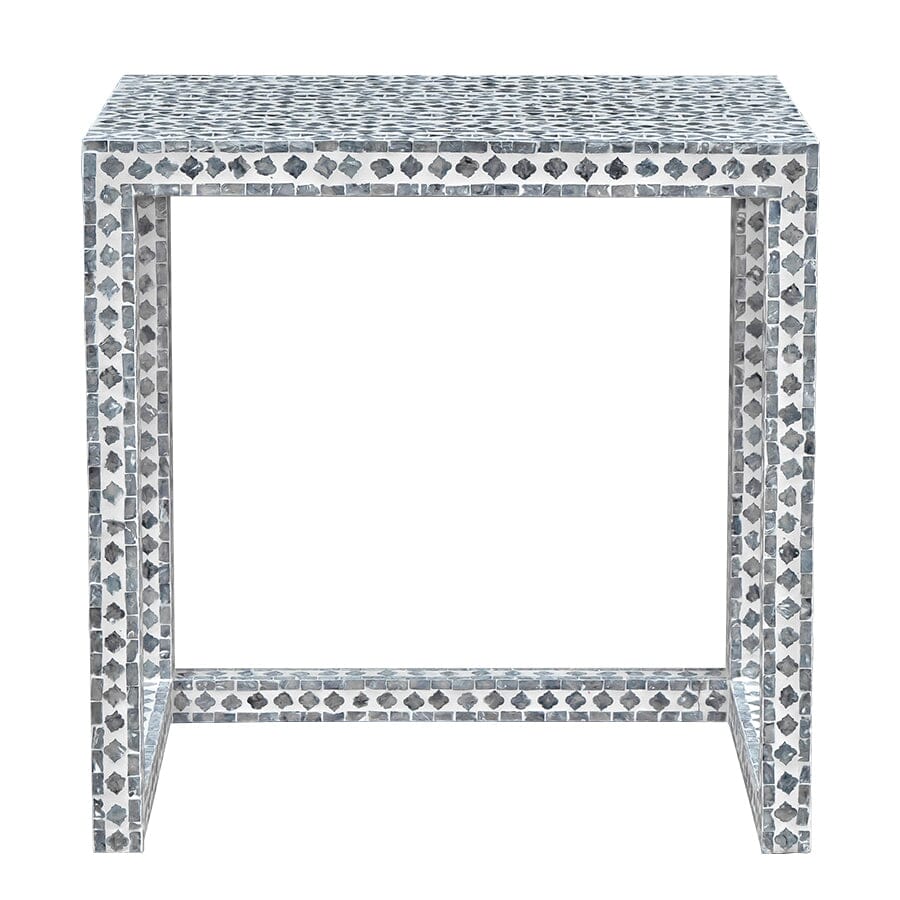 CLAIRE SHELL INLAY NESTING TABLES