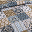 Retro Charm Queen Bedspread Set with Bold Checkered Design