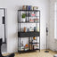 180Cm Tall Bookshelf With Drawers Industrial Bookcase W/ 6 Tiers Storage Shelves